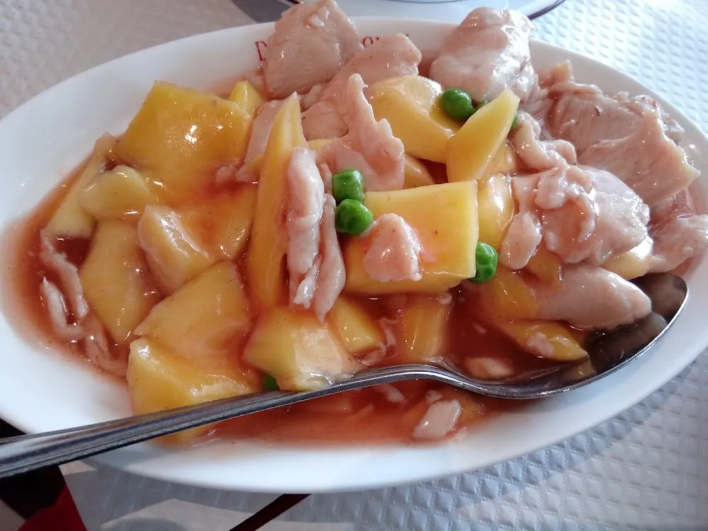 Poulet À la Mangue Fraîche